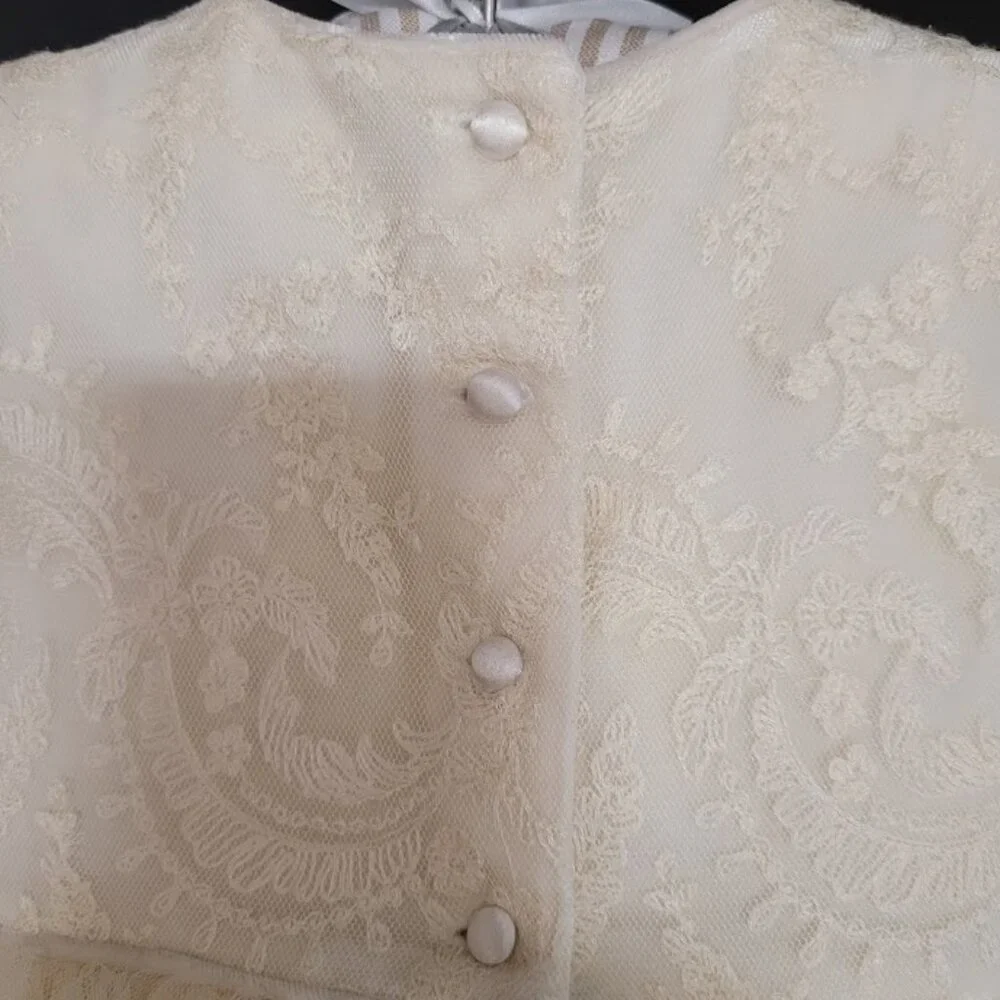 Ralph Lauren Little Girls Formal/Baptism/Christening/Holiday Dress 12M